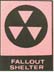 Fallout shelter sign