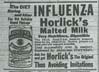 Horlick's influenza medicine ad