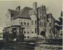 Champaign County Courthouse and streetcar, Urbana 
